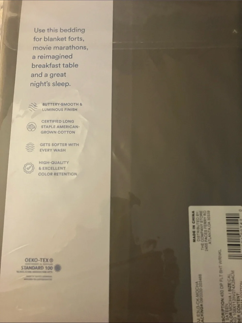 The Company Store Mocha King Flat and Fitted Supima Cotton Sheets (Set)